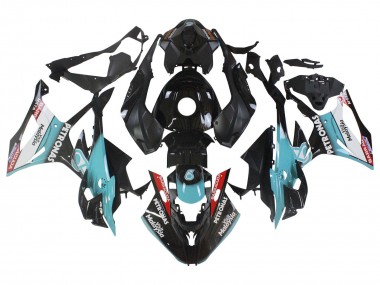2023-2024 Light Blue Matte Black Petronas BMW S1000RR Motorcycle Fairings