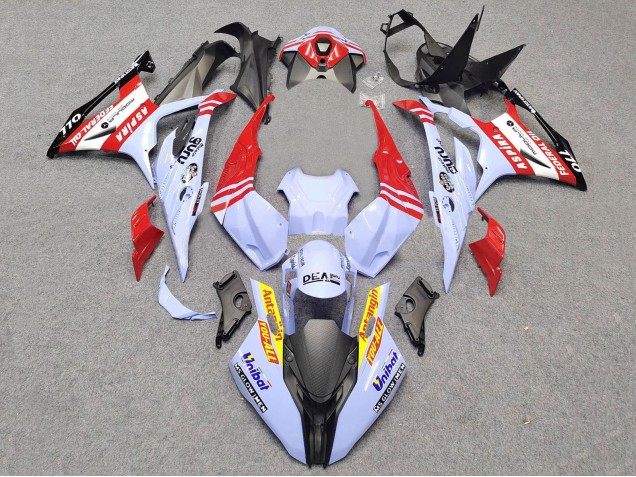 2023-2024 White Red Black Gold BMW S1000RR Motorcycle Fairings