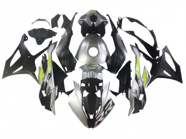 2023-2024 Silver Matte Black Lime Green BMW S1000RR Motorcycle Fairings