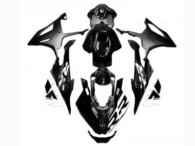 2023-2024 Glossy Black Matte Black White BMW S1000RR Motorcycle Fairings