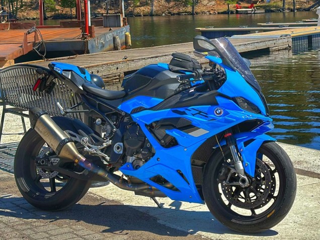 2023-2024 Glossy Blue BMW S1000RR Motorcycle Fairing