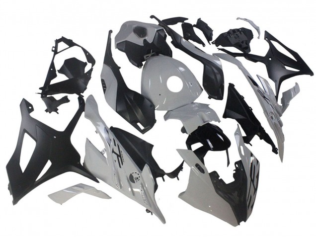 2023-2024 Nardo Grey Matte Black BMW S1000RR Motorcycle Fairings