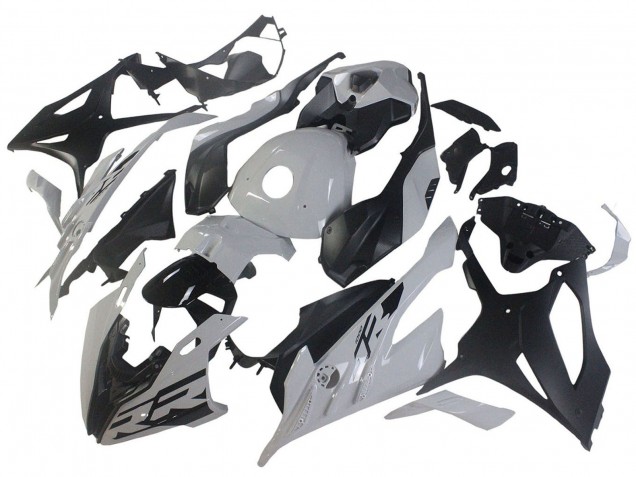 2023-2024 Nardo Grey Matte Black BMW S1000RR Motorcycle Fairings