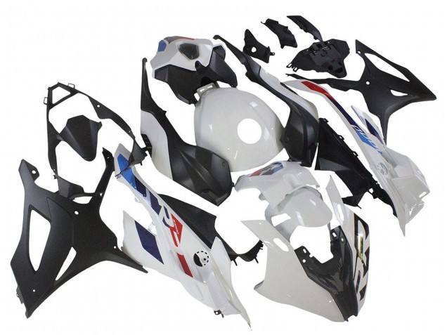 2023-2024 White Blue Red Matte Black BMW S1000RR Motorcycle Fairing