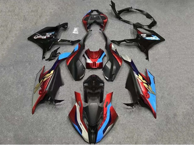 2023-2024 Black Red Blue Gold BMW S1000RR Motorcycle Fairings