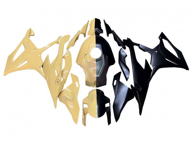 2019-2022 Black Yellow BMW S1000RR Motorcycle Fairings