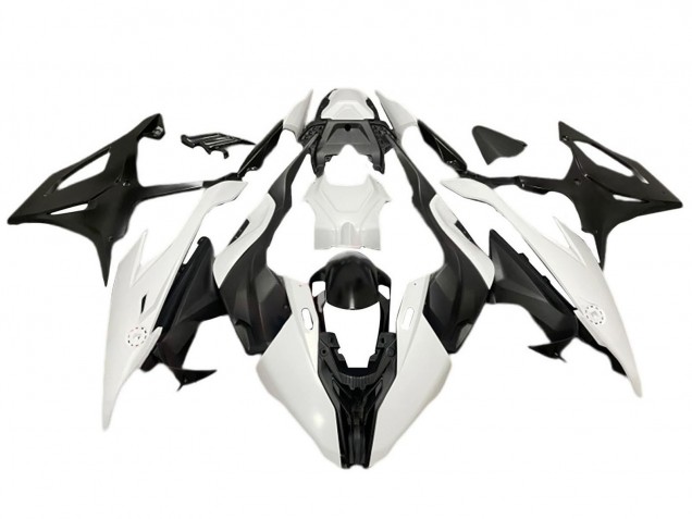 2019-2022 Matte Black White BMW S1000RR Motorcycle Fairings