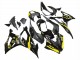 2019-2022 Glossy Black Yellow BMW S1000RR Motorcycle Fairings
