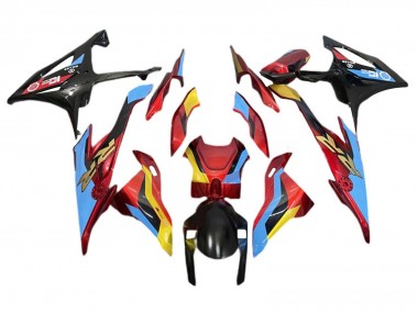 2019-2022 Light Blue Red Gold BMW S1000RR Motorcycle Fairings