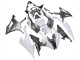 2019-2022 Grey Black Carbon Fiber BMW S1000RR Motorcycle Fairings