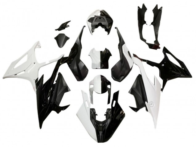 2019-2022 White Black BMW S1000RR Motorcycle Fairing