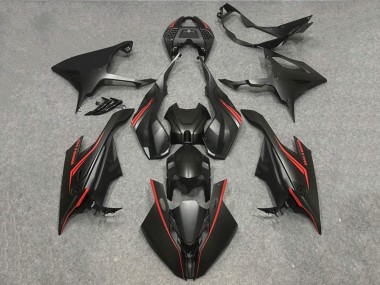 2019-2022 Matte Black Red BMW S1000RR Motorcycle Fairings