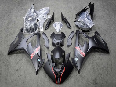 2019-2022 Black Red BMW S1000RR Motorcycle Fairing