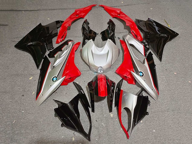 2019-2022 Black Silver Red BMW S1000RR Motorcycle Fairings