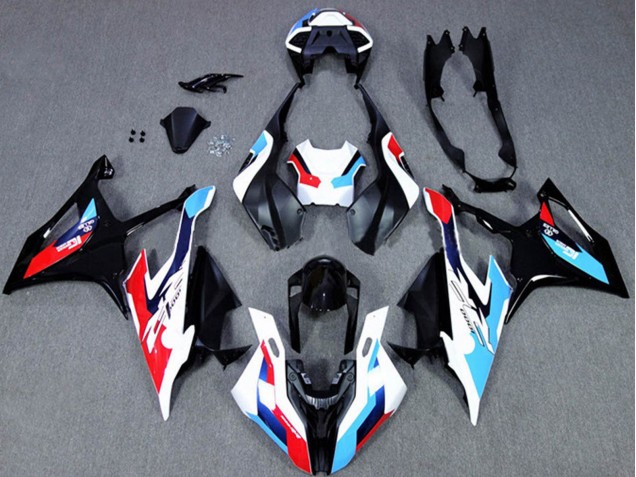 2019-2022 Black White Blue BMW S1000RR Motorcycle Fairings
