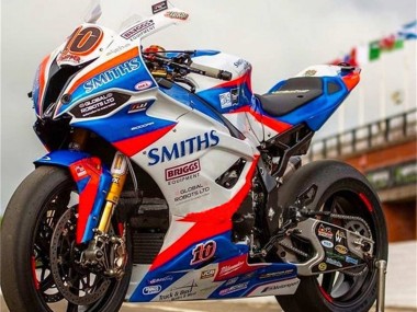 2019-2022 White Blue Red Smiths BMW S1000RR Motorcycle Fairings