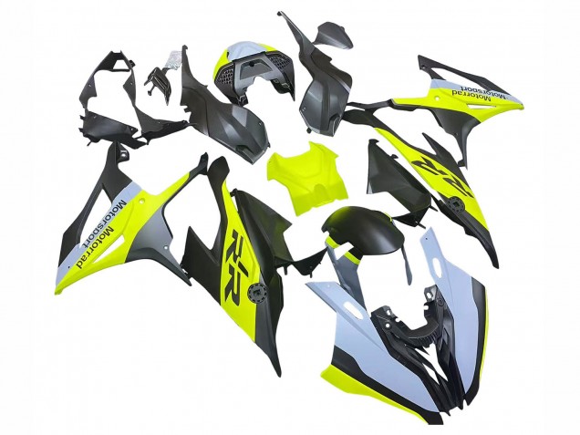 2019-2022 Black Yellow Grey BMW S1000RR Motorcycle Fairings