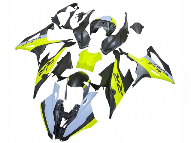 2019-2022 Black Yellow Grey BMW S1000RR Motorcycle Fairings