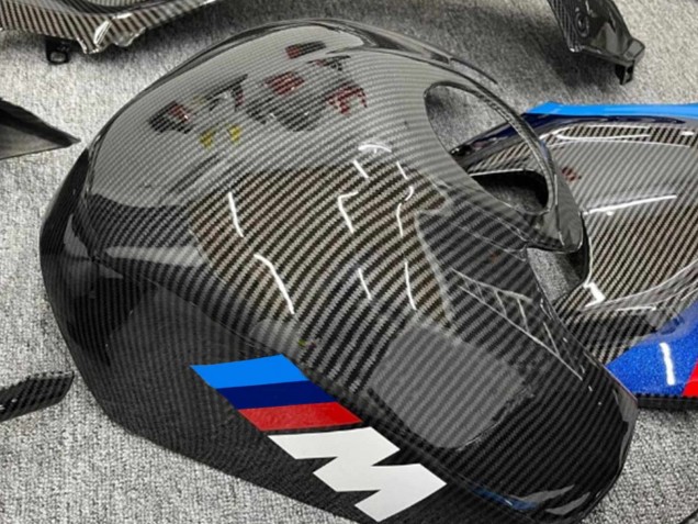 2019-2022 Black Blue Red Carbon Fiber BMW S1000RR Motorcycle Fairings