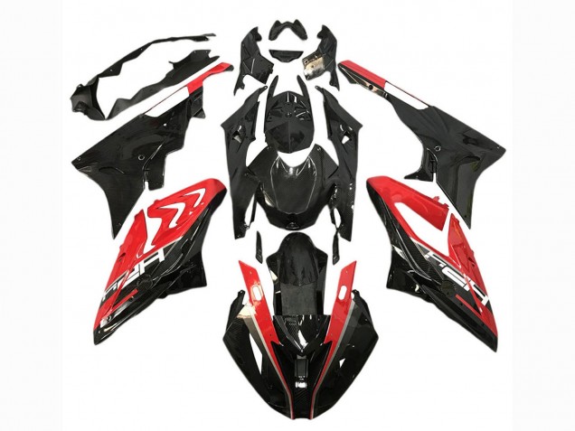 2017-2018 Red Glossy Black BMW S1000RR Motorcycle Fairings