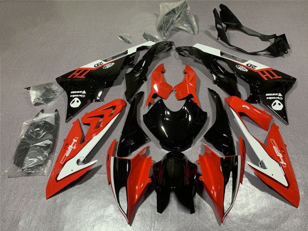 2017-2018 White Red Glossy Black BMW S1000RR Motorcycle Fairing