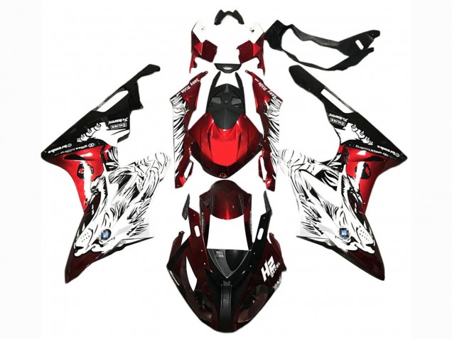 2017-2018 White Red Black BMW S1000RR Motorcycle Fairings