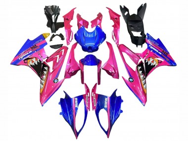 2017-2018 Pink Blue Yellow Shark BMW S1000RR Motorcycle Fairings