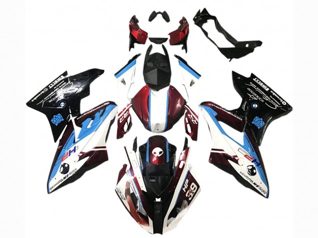 2017-2018 White Blue Red Glossy Black BMW S1000RR Abs Fairings