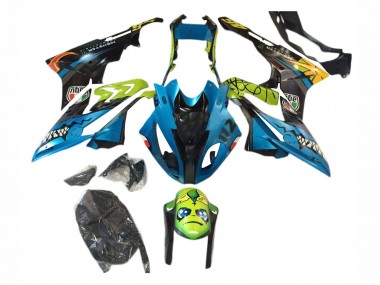 2017-2018 Blue Yellow Shark BMW S1000RR Motorcycle Fairings
