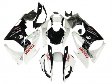 2017-2018 White Black Fiamm BMW S1000RR Motorcycle Fairings
