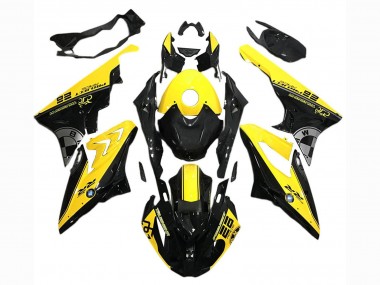 2017-2018 Yellow Black BMW S1000RR Motorcycle Fairings