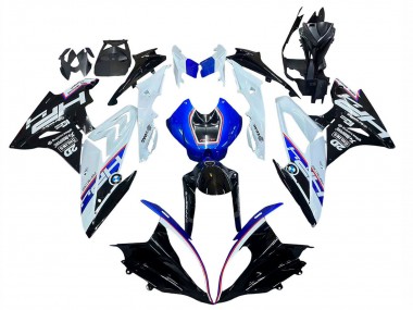 2015-2016 White Blue Glossy Black BMW S1000RR Motorcycle Fairing Kits
