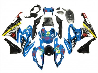 2015-2016 Yellow Blue Black Shark BMW S1000RR Motorcycle Fairing Kits