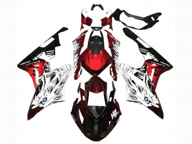 2015-2016 White Red Black BMW S1000RR Motorcycle Fairings