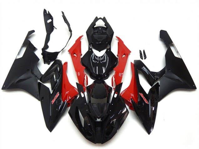 2015-2016 Red Glossy Black Matte Black BMW S1000RR Motorcycle Fairing
