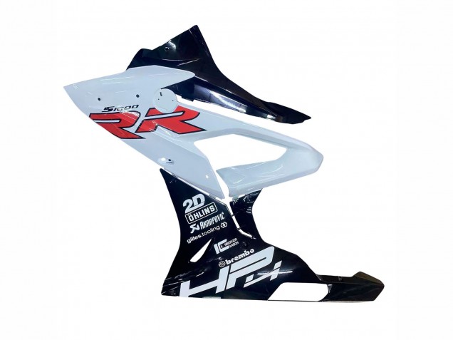 2015-2016 White Glossy Black BMW S1000RR Motorcycle Fairings
