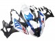 2009-2014 White Blue Matte Black BMW S1000RR Motorcycle Fairings