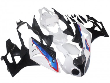 2009-2014 White Red Blue Glossy Black HP Becker Caabon BMW S1000RR Motorcycle Fairings