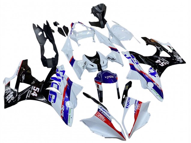 2009-2014 White Red Blue Black Tyco BMW S1000RR Motorcycle Fairings
