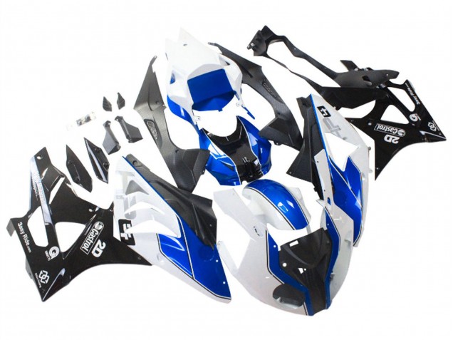 2009-2014 White Blue Glossy Black Castrol BMW S1000RR Motorcycle Fairings