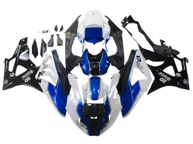 2009-2014 White Blue Glossy Black Castrol BMW S1000RR Motorcycle Fairings
