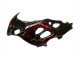 2004-2006 Glossy Black Red Flame Suzuki GSX600F/GSX750F Motorcycle Fairings