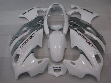 2004-2006 White Suzuki GSX600F/GSX750F Motorcycle Fairings