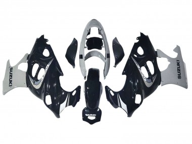 2004-2006 Glossy Black Grey Suzuki GSX600F/GSX750F Motorcycle Fairing