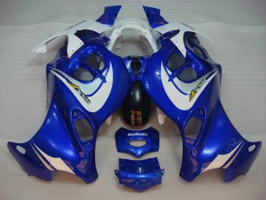 2004-2006 Blue White Suzuki GSX600F/GSX750F Motorcycle Fairings