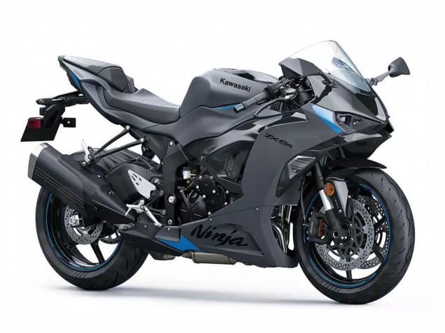 2023-2025 Grey Ninja Kawasaki ZX6R Motorcycle Fairings