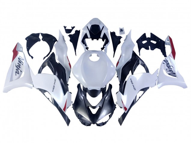2023-2025 Pearl White Black Red Kawasaki ZX6R Motorcycle Fairings