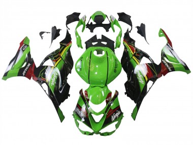 2023-2025 Green Black Red Yellow Dunlop Kawasaki ZX6R Motorcycle Fairings