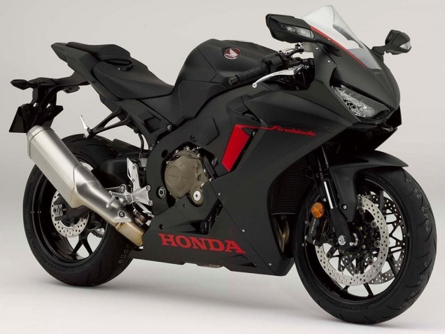 2017-2023 Matte Black with Red Logo Honda CBR1000RR Motorcycle Fairings