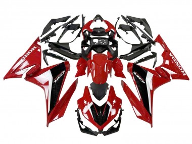 2019-2023 Red White Black Honda CBR500R Motorcycle Fairing